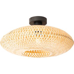 QAZQA ostrava - Oosterse Plafondlamp - 1 lichts - Ø 40 cm - Naturel - Woonkamer | Slaapkamer | Keuken