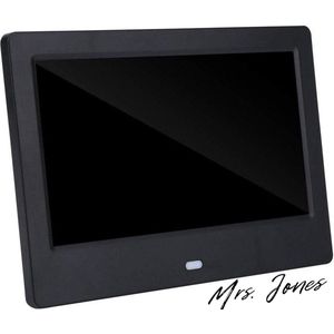 Mrs. Jones Digitale Fotolijst 1024x600 HD LED - 7 Inch - Afstandsbediening
