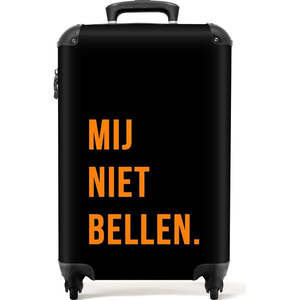 MuchoWow - Trolley - Zwarte - 55 x 40 x 25 cm - Handbagage koffer kopen |  Lage prijs | beslist.nl