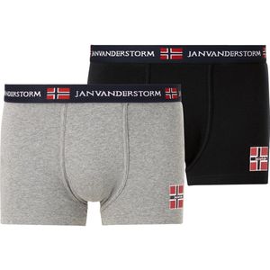 Jan Vanderstorm herren Hipsters, Set Van 2 - 09 - grijs