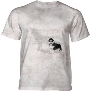 T-shirt Shadow of Greatness Dog White KIDS XL