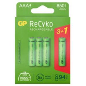 GP ReCyko - AAA - 4 pcs - 850 mah - ACCU