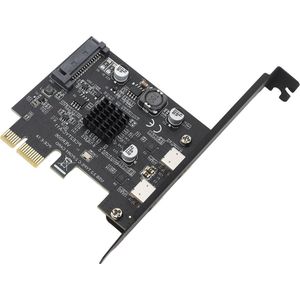 PCI Express-uitbreidingskaart met 10Gbps USB 3.2 en Dual Type C voor Desktop-pc - High Speed ​​PCI Express-uitbreidingskaart voor 7 10 11 .