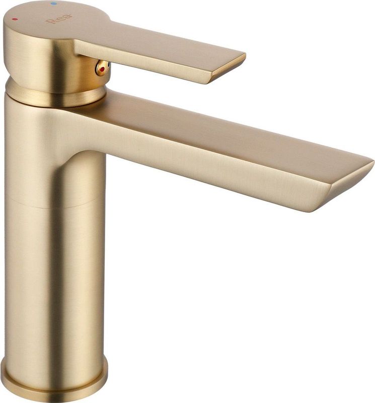 Rea - Argus Gold Brush Low - Wastafelkraan - Goud