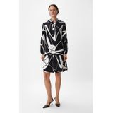 comma - Kleid - Zwart - Korte Jurk