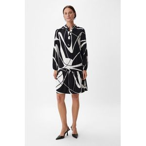 comma - Kleid - Zwart - Korte Jurk