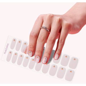 Pink Gellac UV Nagelstickers - Gellak Stickers 0053 Chromatic Love - Nail Art Gel Stickers voor Nagels - 20 stuks in 10 maten