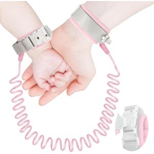 Verloren Koord Roze 15 m Baby & Kind Veiligheid Anti-Verloren Armband Loophulp Met Vergrendelingsclip Reisbenodigdheden + Bagage Anti-Diefstal Functie
