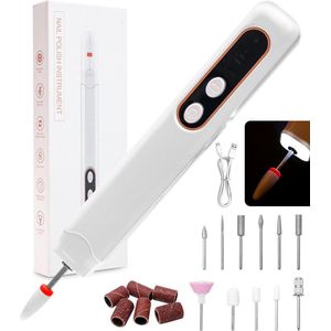 Draadloze Elektrische Nagelcutter en Manicure Pedicure Set - Oplaadbare Nagelfreesmachine voor Perfecte Gelnagels en Acryl