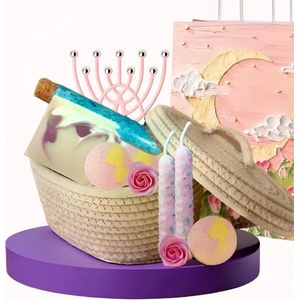 Thuys – Beauty Spa Collectie: Huidverzorging en Ontspanning Gift Set voor Vrouwen – Handgemaakte Zeep en Badzout