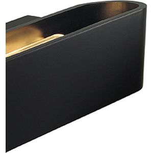 SLV OSSA R7s 300 wandlamp Wandlamp 1x120W Zwart 151410
