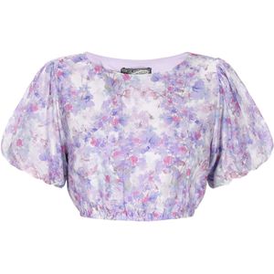 DreiMaster Vintage Blouse 'Vintage'  sering / lavendel / donkerroze