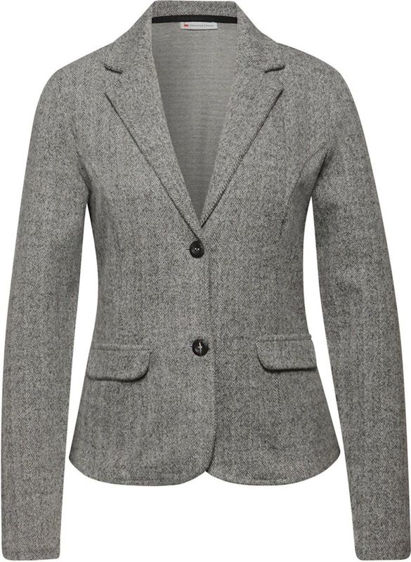 STREET ONE - Jasje - Gemêleerd - Met Klassieke Reverskraag