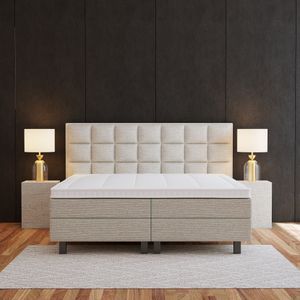 OP VOORRAAD | Boxspring Florence | 160x200cm | Beige
