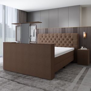 Boxspring luxury Nice met TV Lift 160 x 220 cm