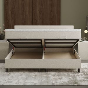 Opbergboxspring Teddy 80 x 200 cm