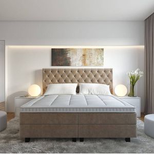 Boxspring Barones 160 x 200 cm (beige)