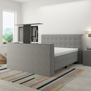 Boxspring luxury Lissabon met TV Lift 180 x 220 cm