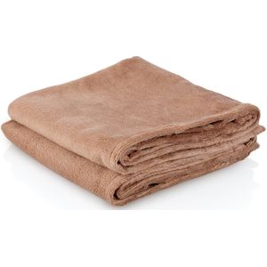 Massage Handdoek Massagetafel - Bruin - 45x90cm - Microvezel - Sneldrogend - 250gr/m2