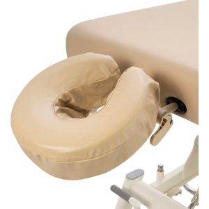 Oliebestendige Hoofdsteunhoesje Massagetafel en Massagestoel - Beige - PU-leer