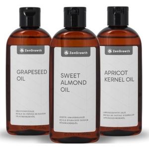 set van drie 100% natuurlijke oliën 150ML