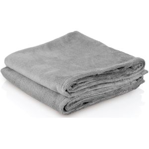 Massage Handdoek Massagetafel - Grijs - 345x90cm - Microvezel - Sneldrogend - 250gr/m2