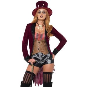 Carnaval Voodoo Kostuum - Rood - Maat XS - Carnaval