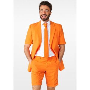 Carnaval Opposuits Oranje Pak Summer - Oranje - Maat 46