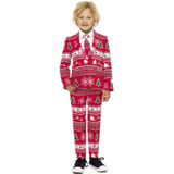 Carnaval Opposuits Winter Wonderland - Rood - Maat 98/104 - Carnaval