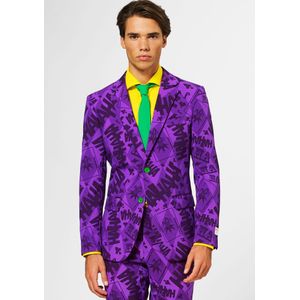 Carnaval Opposuits The Joker - Paars - Maat 62 - Carnaval