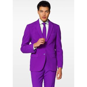 Carnaval Opposuits Paars Pak - Paars - Maat 48 - Carnaval