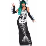 Carnaval Skeleton Siren Kostuum - Maat M/L - Carnaval