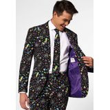 Carnaval Opposuits Disco Pak - Zwart - Maat 48 - Carnaval