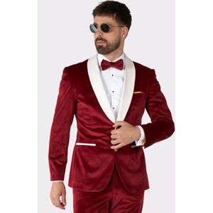 Kerst kleding Opposuits Kerstpak Heren - Rood - Maat 50