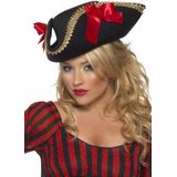 Carnaval Pirate Hat - Zwart
