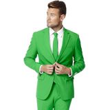 Carnaval Groen Pak Opposuits - Groen - Maat 54 - Carnaval