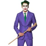 Carnaval Joker Pak/Kostuum - Paars - Maat XL