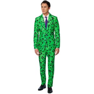 Carnaval Riddler Kostuum - Groen - Maat M - Carnaval