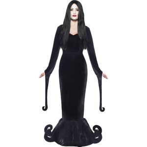 Carnaval Morticia Addams Duchess Of The Manor Kostuum - Zwart - Maat M
