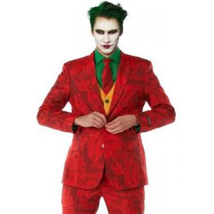 Carnaval Scarlet Joker Kostuum - Rood - Maat 2XL - Carnaval