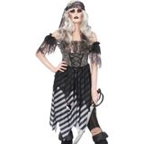 Carnaval Ghost Pirate Kostuum - Zwart - Maat S/M