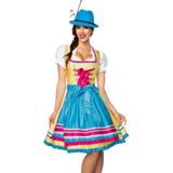 Carnaval Gele Dirndl Jurk - Geel - Maat XL