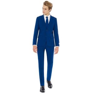 Carnaval Opposuits Blauw Kostuum Jongens - Blauw - Maat 158/164 - Carnaval