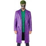 Carnaval Opposuits Lange Joker Jas Paars - Paars - Maat XL - Carnaval