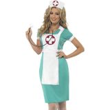 Carnaval Scrub Nurse Kostuum - Groen - Maat L - Carnaval