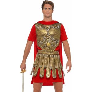 Carnaval Roman Gladiator Kostuum - Rood - Maat M - Carnaval