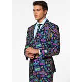 Carnaval Opposuits Mr. Vegas Pak - Blauw - Maat 50 - Carnaval