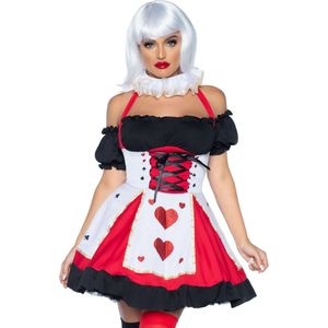 Carnaval Alice In Wonderland Kostuum - Zwart - Maat M/L - Carnaval