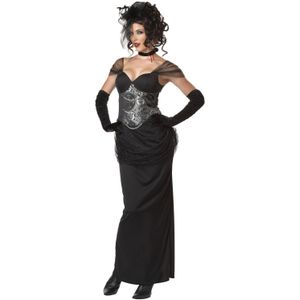 Carnaval Victorian Vampiress Kostuum - Zwart - Maat M