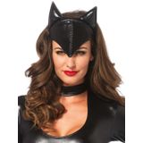 Carnaval Cat Masker - Zwart